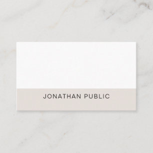 Trendy Elegant Slank Grafisch Design Gewoon Modern Visitekaartje