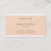 Trendy Elegant Smart Graphic Design Modern Plain Visitekaartje (Voorkant)