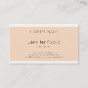 Trendy Elegant Stijlvol grafisch ontwerp Luxe Plai Visitekaartje