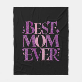 Trendy Elegante Beste Moeder Ooit Fleece Deken