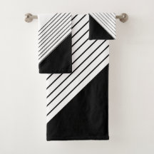 Trendy Elegante Geometrische Chic Zwart en Wit