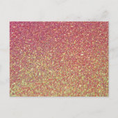 Trendy Elegante Glitter Briefkaart (Voorkant)