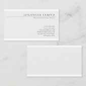 Trendy Elegante Kleur Modern Chique Clean Design Visitekaartje (Voorkant / Achterkant)