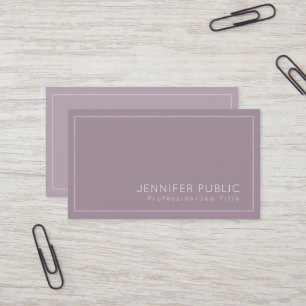 Trendy Elegante Moderne Creatieve Plain Luxe Salon Visitekaartje