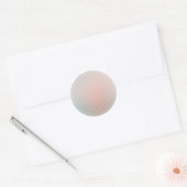Trendy Elegante Moderne Kleurrijke Sjabloon Ronde Sticker (Envelop)