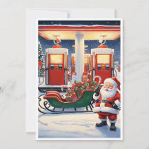 Trendy elegante moderne niet-foto Santa Claus