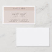 Trendy Elegante Modish Kleuren Slimme Ontwerp Duid Visitekaartje (Voorkant / Achterkant)