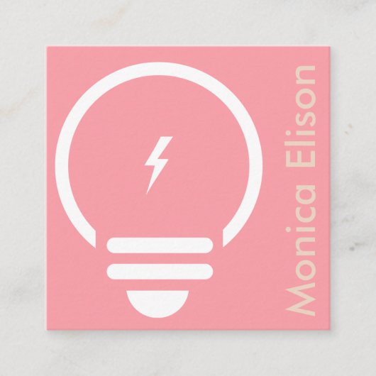 trendy elektrisch visitekaartje (Voorkant)