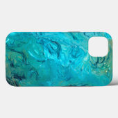 Trendy emerald faux marble abstract design Case-Mate iPhone case (Achterkant (horizontaal))
