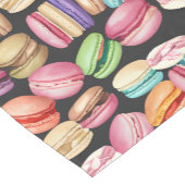 Trendy en artistieke Waterverf Macarons Print Korte Tafelloper (Hoek)