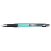 Trendy en chic blue en Silver Pen (Achterkant)