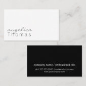 Trendy en Elegant Visitekaartje (Voorkant / Achterkant)