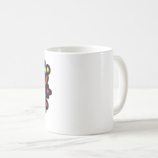 Trendy en feestelijk 2025 Happy New Year Design Koffiemok (Voorkant rechts)