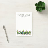 Trendy en Funny Plant Lady met Cactus Post-it® Notes (Kantoor)