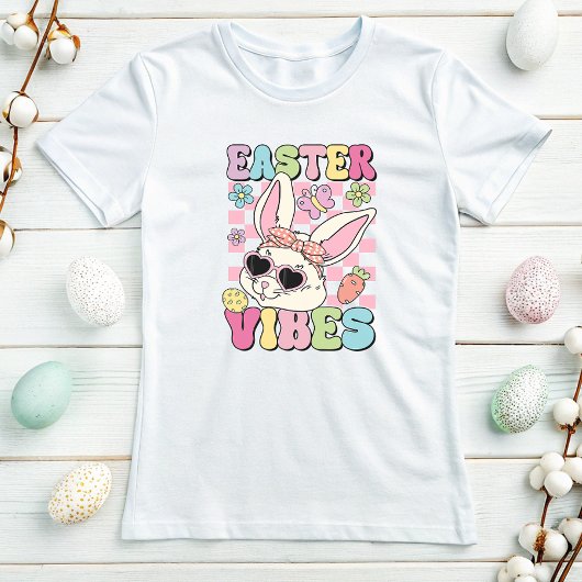 Trendy en Groovy Pasen Vibes Bunny T-shirt