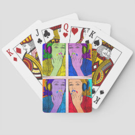 Trendy en kleurrijk pokerkaarten