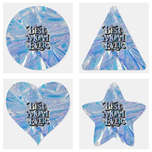 Trendy en moderne beste mama ooit sticker