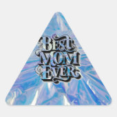 Trendy En Moderne Beste Moeder Ooit Sticker (Voorkant)