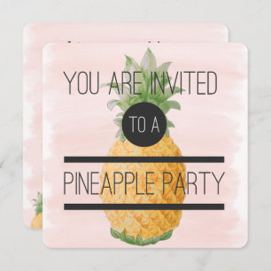 Trendy en pret Pineapple Party Kaart