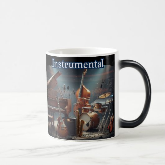 Trendy en stijlvol instrumentaal magische mok (Rechts)