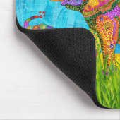 Trendy en stijlvolle Olifant en Kalf Muismat (Hoek)