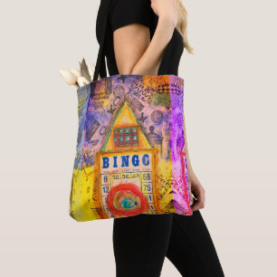 Trendy en Stylish Lucky Bingo Canvas tas