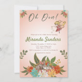 Trendy Enchanted Sweet Deer Woodland Wild Animal Kaart (Voorkant)