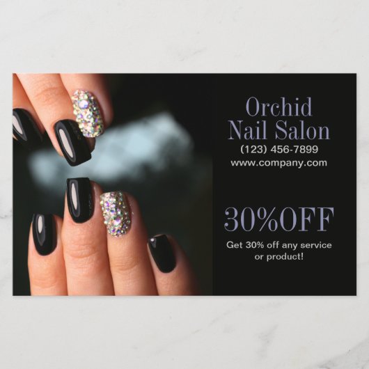 Trendy Esthetician SPA Nagelsalon Prijslijsten Flyer (Voorkant)