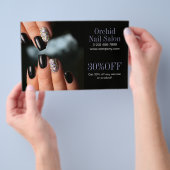 Trendy Esthetician SPA Nagelsalon Prijslijsten Flyer (Hand)