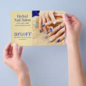 Trendy Esthetician SPA Nagelsalon Prijslijsten Flyer (Hand)