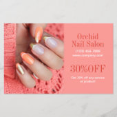 Trendy Esthetician SPA Nagelstudio Prijslijsten Flyer (Voorkant)