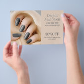 Trendy Esthetician SPA Nagelstudio Prijslijsten Flyer (Hand)