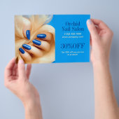 Trendy Esthetician SPA Nail Salon prijslijsten Flyer (Hand)