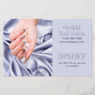 Trendy Esthetician SPA Nail Salon prijslijsten Flyer