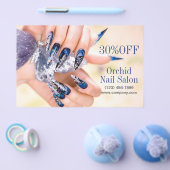 Trendy Esthetician SPA Nail Salon prijslijsten Flyer (Enkel)