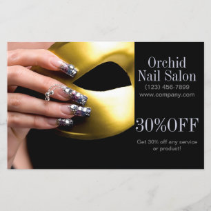 Trendy Esthetician SPA Nail Salon prijslijsten Flyer