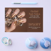Trendy Esthetician SPA Nail Salon prijslijsten Flyer (Enkel)