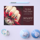 Trendy Esthetician SPA Nail Salon prijslijsten Flyer (Enkel)