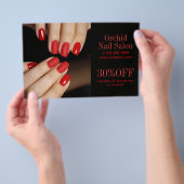 Trendy Estheticienne SPA Nagel Salon Prijslijsten Flyer (Hand)