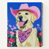 Trendy esthetisch cute preppy hond notitieboek (Achterkant)