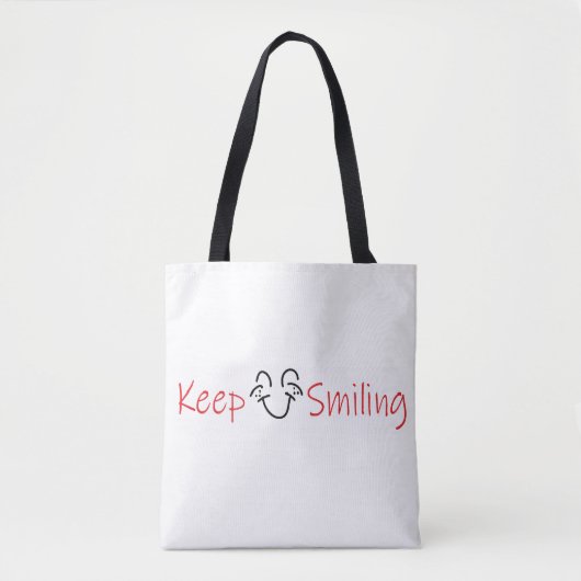 Trendy Esthetische Dagelijkse Canvas Tote Tas (Voorkant)