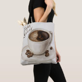 Trendy Esthetische Dagelijkse Canvas Tote Tas (Dichtbij)