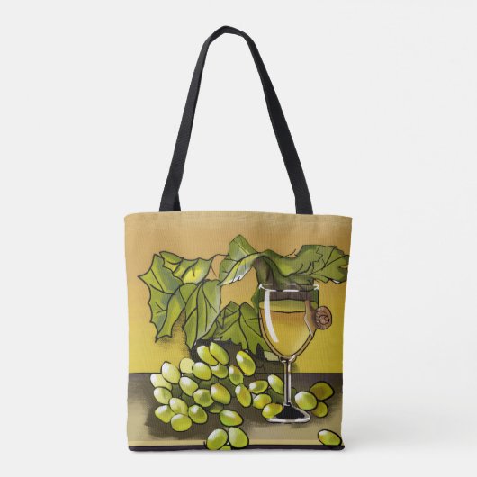 Trendy Esthetische Dagelijkse Canvas Tote Tas (Achterkant)