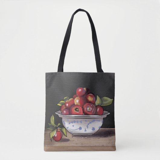 Trendy Esthetische Dagelijkse Canvas Tote Tas (Voorkant)