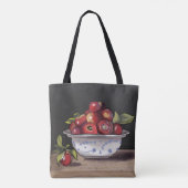 Trendy Esthetische Dagelijkse Canvas Tote Tas (Achterkant)