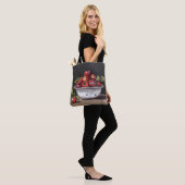 Trendy Esthetische Dagelijkse Canvas Tote Tas (Op model)