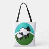 Trendy Esthetische Dagelijkse Canvas Tote Tas (Achterkant)