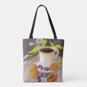 Trendy Esthetische Dagelijkse Canvas Tote Tas (Achterkant)
