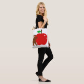 Trendy Esthetische Dagelijkse Canvas Tote Tas (Op model)