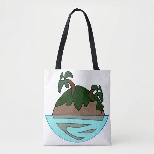 Trendy Esthetische Dagelijkse Canvas Tote Tas (Voorkant)